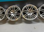 LM velgen, 18 inch zilver, Audi A4 en A5, 7 dubbele spaken, Auto-onderdelen, Banden en Velgen, Velg(en), Gebruikt, Personenwagen