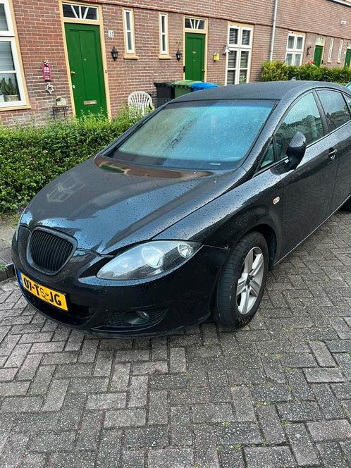 Seat Leon 2.0 16V FSI 110KW 2007 Zwart, Auto's, Seat, Particulier, Leon, Benzine, E, Hatchback, Handgeschakeld, Origineel Nederlands