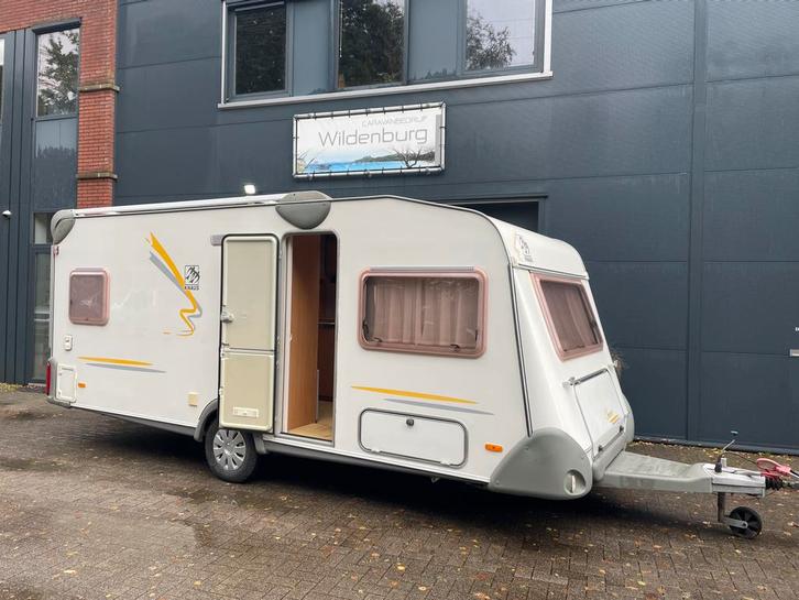 Fraaie èn complete Knaus Cheers 500TF, vastbed, 1e eigenaar!, Caravans en Kamperen, Caravans, Bedrijf, tot en met 4, 1000 - 1250 kg