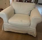 IKEA Ektorp fauteuil + 2 hoezen, Huis en Inrichting, Fauteuils, Ophalen of Verzenden, Gebruikt, Stof, 75 tot 100 cm