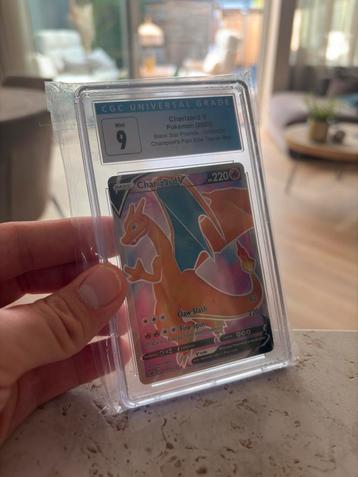 Charizard V SWSH050 PSA 9 - Topkaart! beschikbaar voor biedingen
