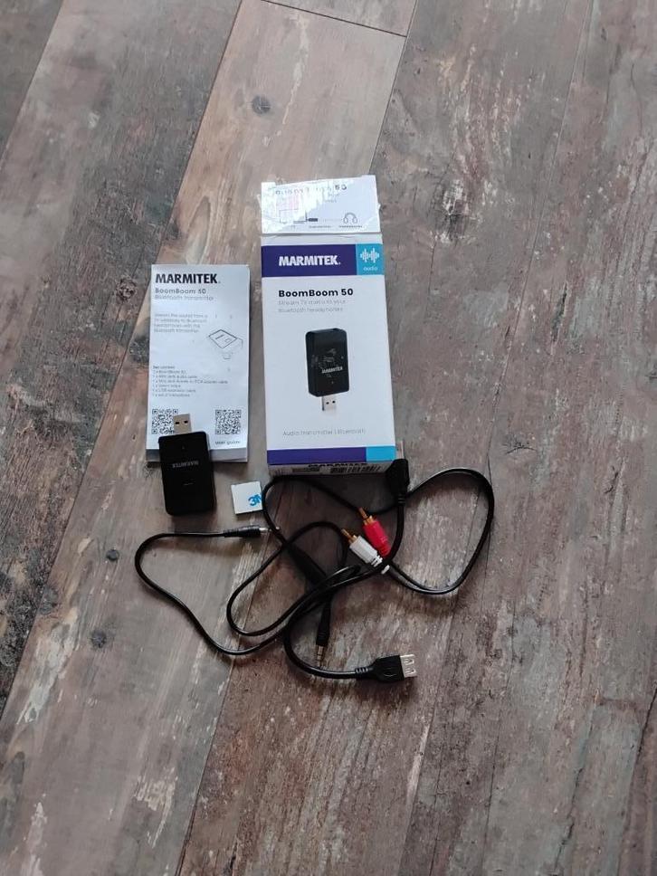 Marmitek BoomBoom 50 Bluetooth transmitter tv, Audio, Tv en Foto, Televisie-accessoires, Nieuw, Ophalen of Verzenden