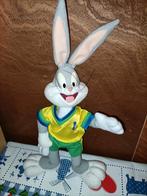 Bugs Bunny knuffel met Brazilië voetbal kleding, Ophalen of Verzenden, Konijn
