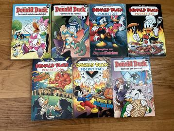 Donald Duck pockets - set van 7 in nette staat beschikbaar voor biedingen