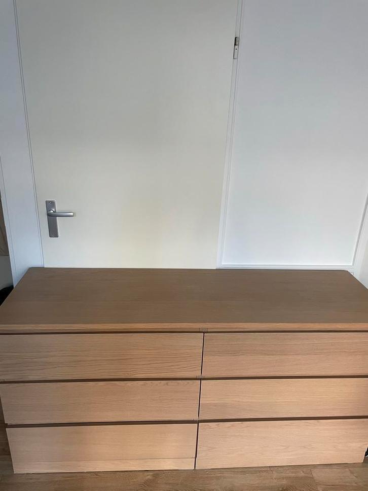 Ikea Malm Ladekast, Huis en Inrichting, Kasten | Ladekasten, Gebruikt, Minder dan 100 cm, 150 tot 200 cm, 25 tot 50 cm, Eikenhout