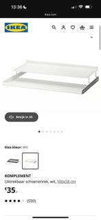 Ikea Komplement uittrekbaar schoenenrek, Zo goed als nieuw, Minder dan 100 cm, 50 tot 75 cm, 50 tot 100 cm