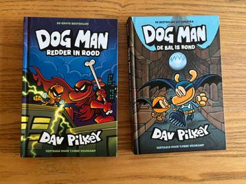 Dog man twee boeken beschikbaar voor biedingen
