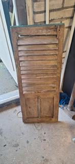 Oud luik met lamellen, Ophalen, Gebruikt