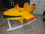 Vintage Schommelvliegtuig, Kinderen en Baby's, Speelgoed | Knuffels en Pluche, Ophalen, Gebruikt, Overige typen