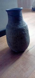 Oud grijze vaas betonlook, Huis en Inrichting, Woonaccessoires | Vazen, Ophalen, Overige kleuren, Aardewerk of Porselein, Zo goed als nieuw