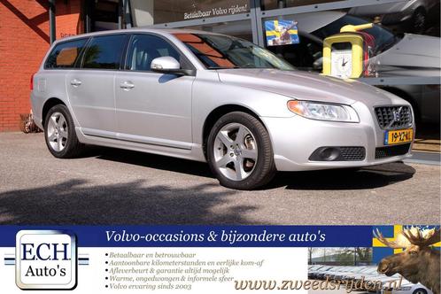 Volvo V70 2.5T 200 pk Aut. Momentum, Leer (bj 2007), Auto's, Volvo, Bedrijf, Te koop, V70, ABS, Airbags, Airconditioning, Alarm
