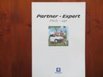 Peugeot Partner – Expert Pick-up (2000), Boeken, Auto's | Folders en Tijdschriften, Nieuw, Peugeot, Ophalen of Verzenden
