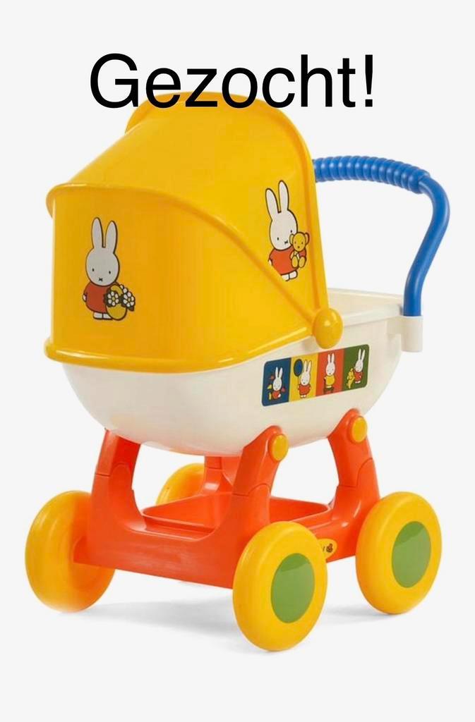 Gezocht: Nijntje poppenwagen, kinderwagen, Kinderen en Baby's, Speelgoed | Poppen, Gebruikt, Overige typen, Ophalen