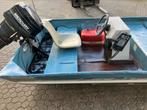 Nette technisch goede aluminium vis boot met 25 pk mercury, 10 tot 30 pk, Gebruikt, Aluminium, Ophalen of Verzenden
