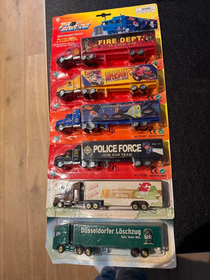 Vintage Speelgoed Vrachtwagens - Nieuw in Verpakking, Kinderen en Baby's, Speelgoed | Speelgoedvoertuigen, Nieuw, Ophalen of Verzenden