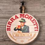Birra Moretti Wandbord met lamp Nieuw! collectors item, Verzamelen, Biermerken, Ophalen of Verzenden, Nieuw, Reclamebord, Plaat of Schild