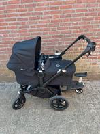 Bugaboo donkey 5 black Z.G.A.N 2025, Kinderen en Baby's, Tweelingen en Meerlingen, Ophalen, Zo goed als nieuw, Kinderwagen of Buggy