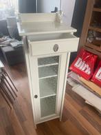 Smalle kast met lade en deur, Ophalen, Overige materialen, Minder dan 50 cm, Gebruikt