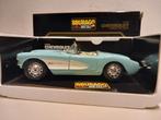 Chevrolet Corvette C1 cabriolet blue 1957 Bburago 1:18 KRD, Hobby en Vrije tijd, Modelauto's | 1:18, Ophalen of Verzenden, Bburago