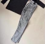 Set voor Jongen maat 164 soft jeans grijs longsleeve zwart, Europe kids, Unlocked, Ophalen of Verzenden, Zo goed als nieuw, Setje