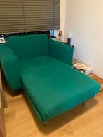 Groene Lounge chaise / day bed, Ophalen, Gebruikt, Eenpersoons, Minder dan 150 cm