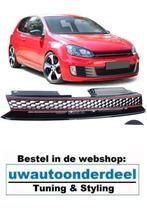 Embleemloze Sport Grill Hoogglans Zwart Geschikt voor Golf 6, Ophalen of Verzenden
