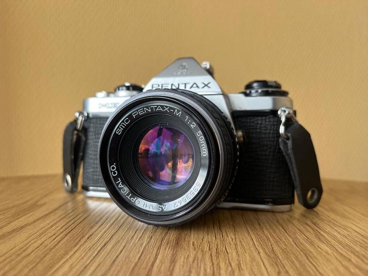Pentax Me incl Pentax-m 50mm f2 lens (getest), Audio, Tv en Foto, Fotocamera's Analoog, Spiegelreflex, Pentax, Ophalen of Verzenden