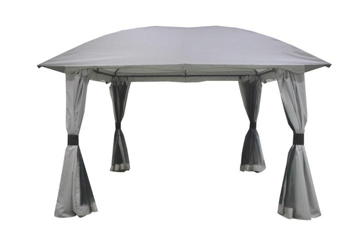 UITVERKOOP! OP=OP! Tuinpaviljoen 3,5x3,5 Stone Grey Lindo, Tuin en Terras, Partytenten, Nieuw, Paviljoen, Minder dan 5 meter, Minder dan 4 meter