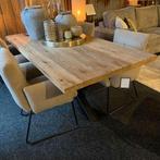 Robuust eikentafel, Ophalen, Eikenhout, Vijf personen of meer, Stoer industerieel robuust