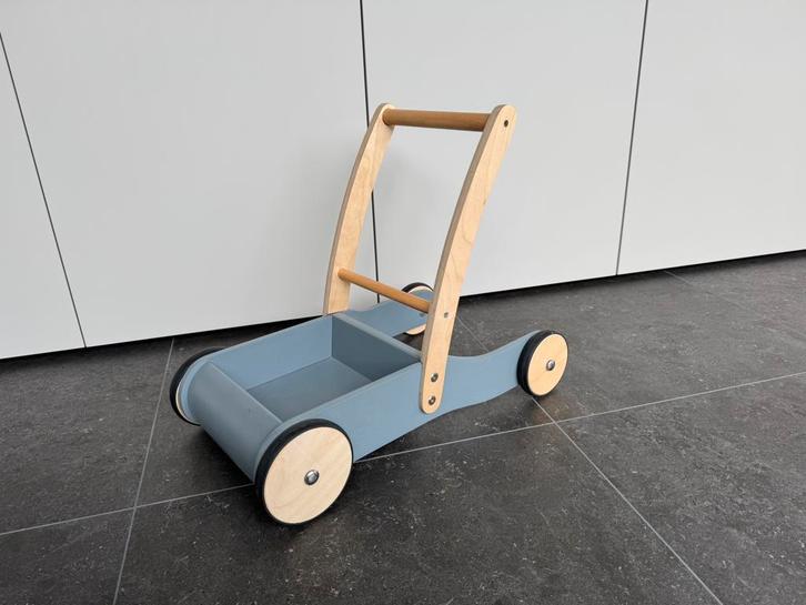 Bandits and Angels Little Walker houten loopwagen grijs, Kinderen en Baby's, Speelgoed | Buiten | Voertuigen en Loopfietsen, Zo goed als nieuw