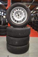 15" Volkswagen Caddy Velgen Staal 5x112 ET47 + Winterbanden, Gebruikt, 15 inch, Banden en Velgen, Personenwagen