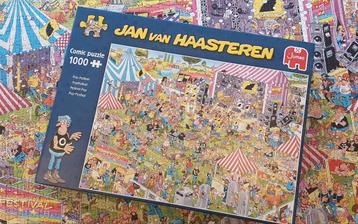 Jan van Haasteren - Popfestival - 1000 stukjes beschikbaar voor biedingen