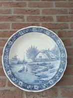 Prachtig wandbord doorsnee 41cm boch belgium Delfts, Antiek en Kunst, Ophalen of Verzenden
