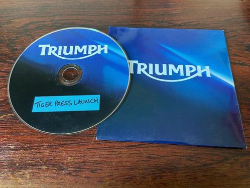Triumph Tiger motorfiets persmap model CD-ROM perslancering, Verzamelen, Automerken, Motoren en Formule 1, Gebruikt, Motoren, Verzenden