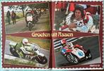 Poster 1976 Groeten uIt Assen Agostini Cecotto, Verzamelen, Verzenden, Zo goed als nieuw, Motoren