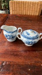 Blue Rose suiker en melk set, Antiek en Kunst, Ophalen of Verzenden