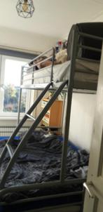 Stapelbed 3 persoons (2 en 1 persoons), Ophalen, Tweepersoons, 90 cm, Stapelbed