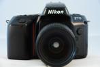 Nikon F70 met AF Nikkor 28-80mm/3.5-5.6D SUPER STAAT VINTAGE, Audio, Tv en Foto, Fotocamera's Analoog, Gebruikt, Ophalen of Verzenden