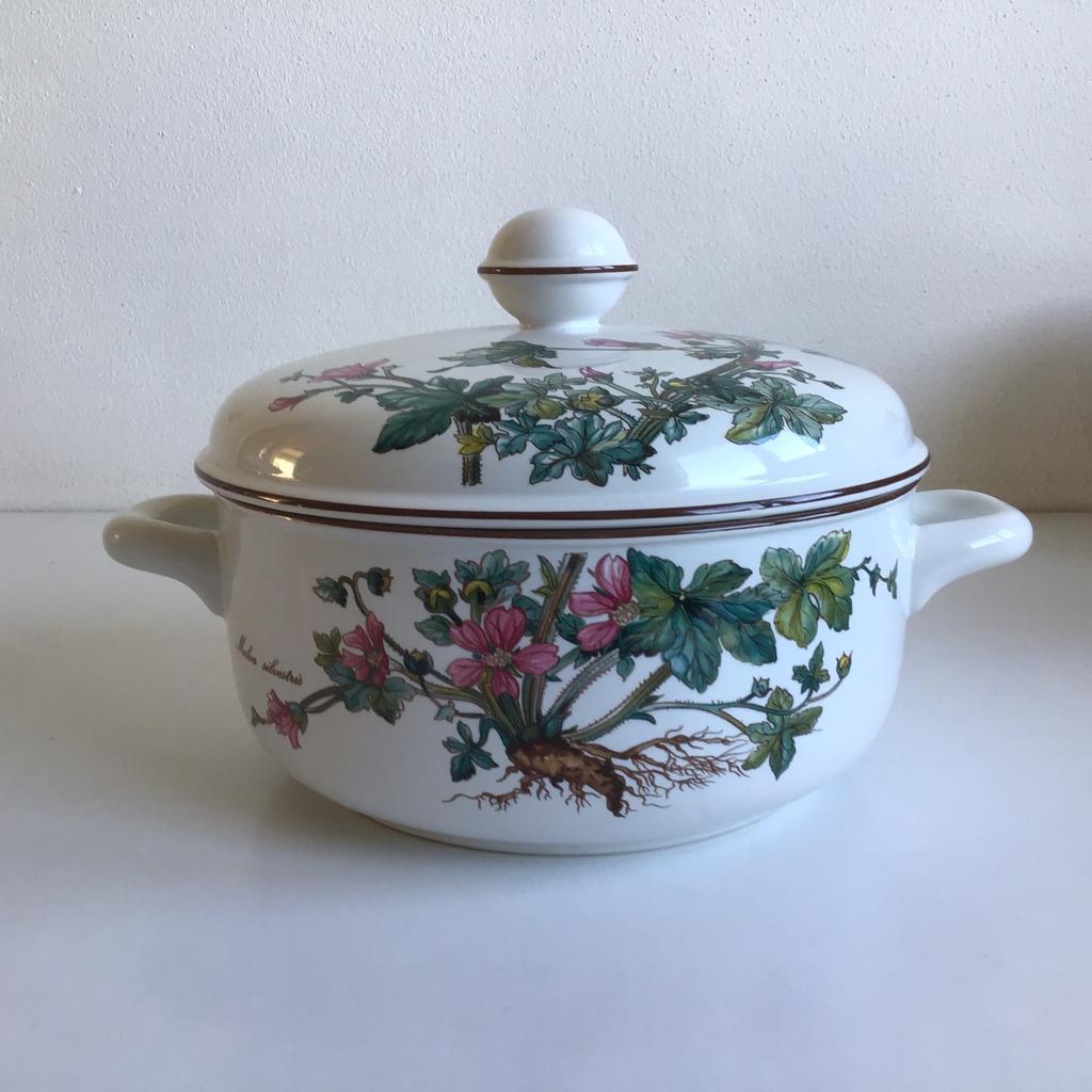 Villeroy & Boch Botanica dekschaal Malva silvestris schaal, Keramiek, Nieuw, Ophalen of Verzenden, Schaal of Schalen