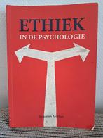 ETHIEK IN DE PSYCHOLOGIE - Jacquelien Rothfusz, Boeken, Psychologie, Ophalen of Verzenden