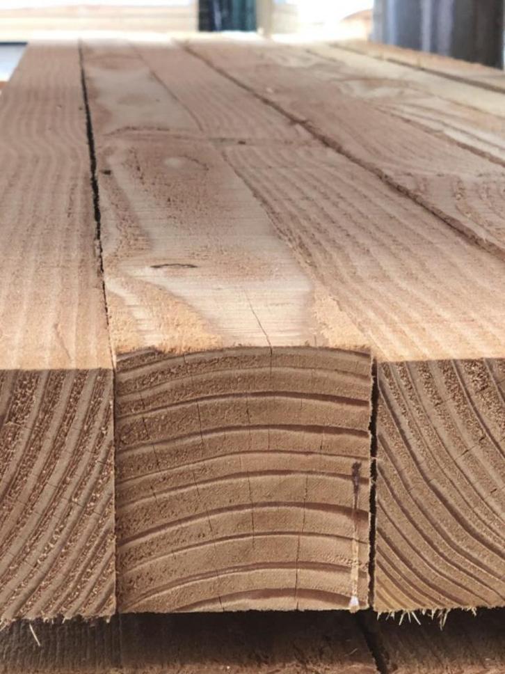 Douglas paal 7,5 x 7,5 x 300 cm fijnbezaagd, Tuin en Terras, Palen, Balken en Planken, Nieuw, Palen, 250 cm of meer, Ophalen