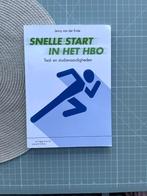 boek: Snelle start in het hbo - Jenny van der Ende, Zo goed als nieuw, Beta, HBO, Uitgeverij Coutinho