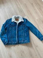 Levi's sherpa truckerjack bont jeans jas - Maat M, Ophalen, Zo goed als nieuw, Levi’s, Maat 48/50 (M)