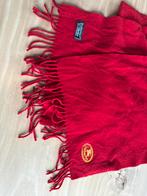 Burberry sjaal rood lambswool, Ophalen of Verzenden, Zo goed als nieuw, Overige maten, Sjaal