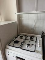 4-pits Bosh gasfornuis wit met glasbescherming ZGAN, Witgoed en Apparatuur, Fornuizen, Ophalen, 4 kookzones, Zo goed als nieuw