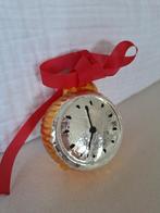 Vintage brocante kerstbal van glas wekker klok jaren 60 / 70, Ophalen of Verzenden, Zo goed als nieuw