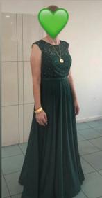 Groene jurk, Kleding | Dames, Gelegenheidskleding, Galajurk, Maat 42/44 (L), Ophalen of Verzenden, Groen