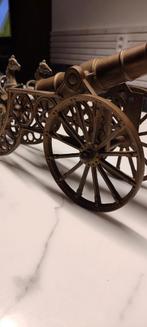 Antiek Bronzen Kanon Model, Antiek en Kunst, Antiek | Koper en Brons, Ophalen of Verzenden