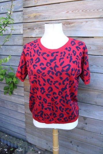Tuniek rood/ donkerblauw Geisha mt M/38 Vaste prijs beschikbaar voor biedingen