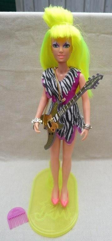 Phylis Pizzazz Gabor pop (Jem & the Holograms Hasbro ca 1985, Verzamelen, Poppen, Gebruikt, Pop, Ophalen of Verzenden